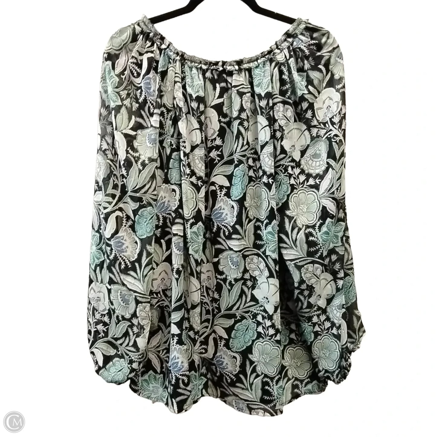 Blouse Long Sleeve By Lane Bryant In Green, Size: 18