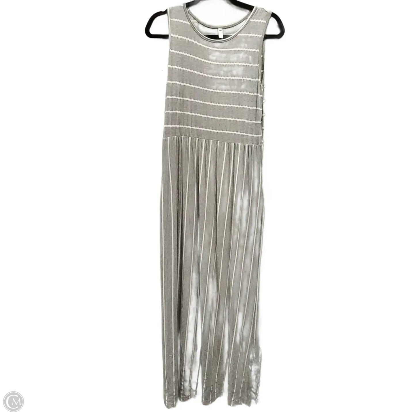 Dress Casual Maxi By Clothes Mentor In Grey, Size: M
