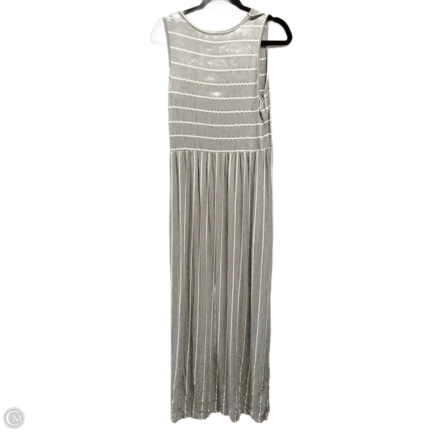 Dress Casual Maxi By Clothes Mentor In Grey, Size: M