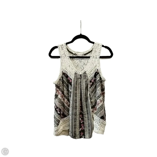 Blouse Sleeveless By Altard State In Floral Print, Size: L