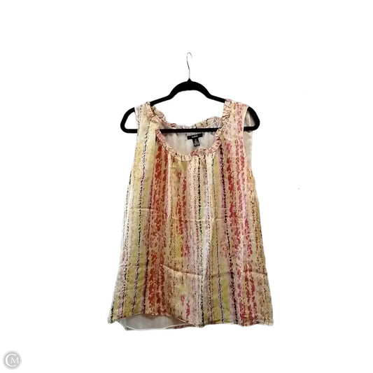 Blouse Sleeveless By Alfani In Multi-colored, Size: 16