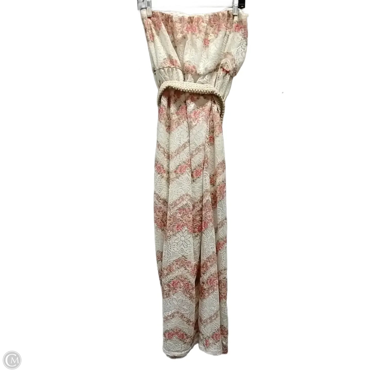 Dress Casual Maxi By No Boundaries In Floral Print, Size: L