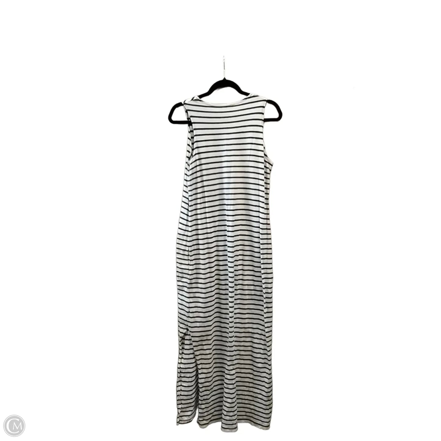 Dress Casual Maxi By Lands End In Striped Pattern, Size: S