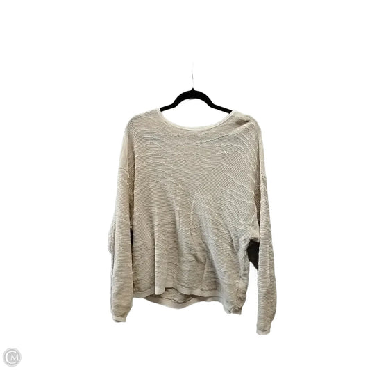 Top Long Sleeve By Pure Jill In Tan, Size: M