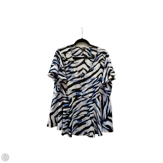 Blouse Short Sleeve By Torrid In Multi-colored, Size: 1x
