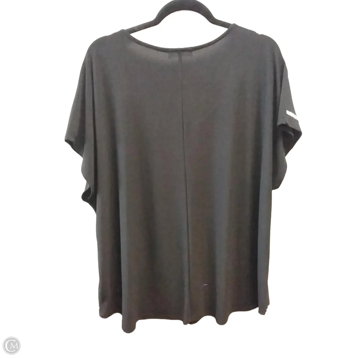 Blouse Short Sleeve By 89th And Madison In Black, Size: 3x