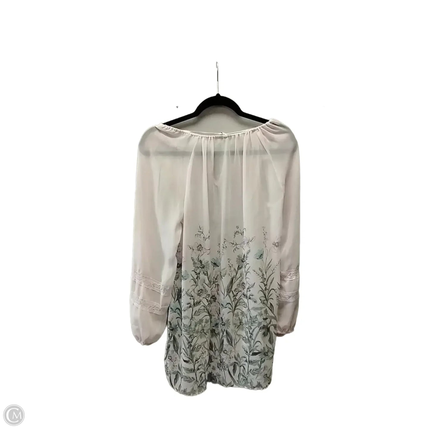 Blouse Long Sleeve By Lc Lauren Conrad In Pink, Size: S