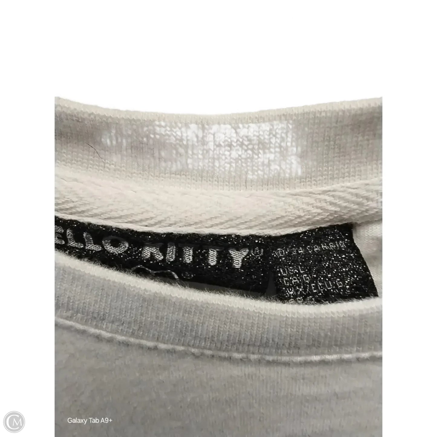 Top Short Sleeve Basic By Cme In White, Size: L