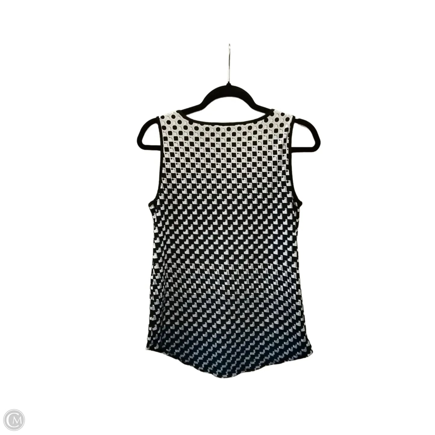 Top Sleeveless By White House Black Market In Geometric Pattern, Size: Xs