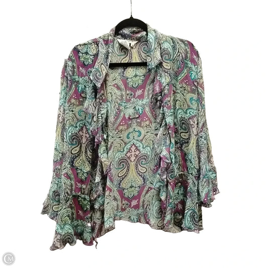 Shawl By Como Vintage In Multi-colored, Size: Xl