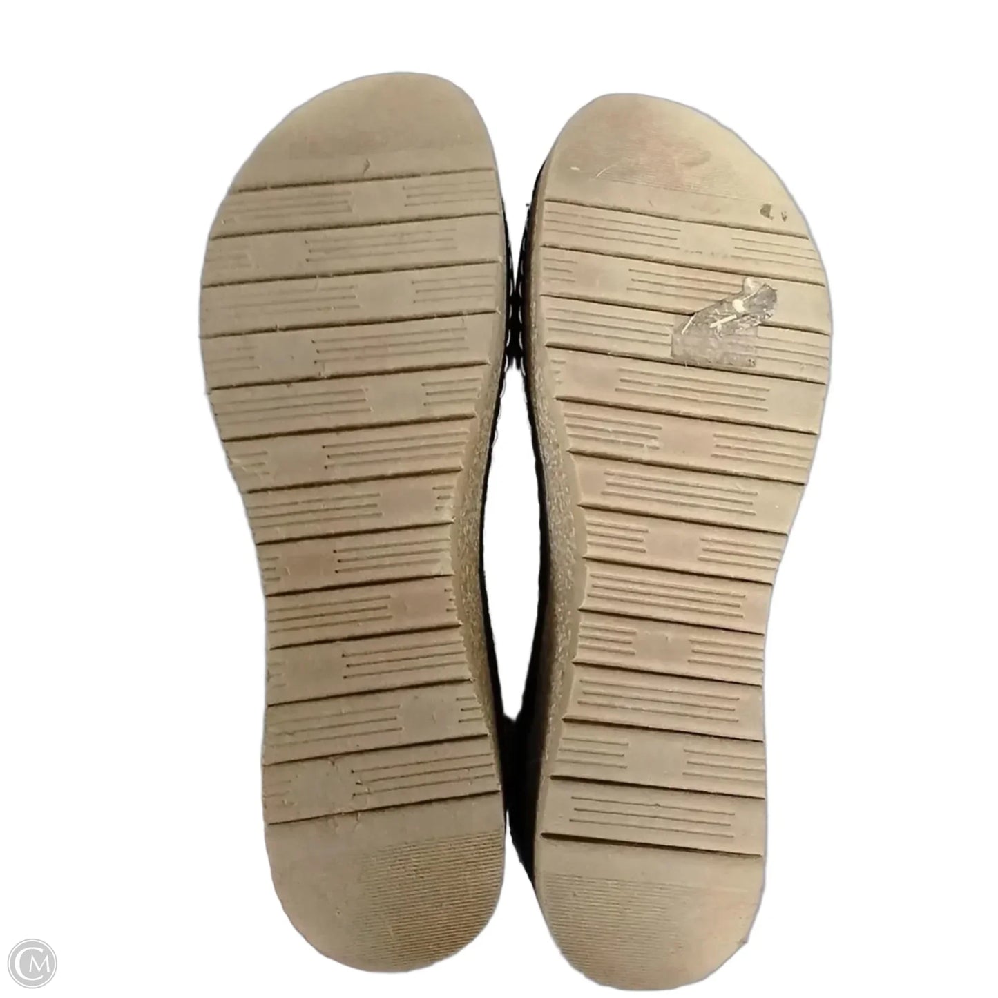 Sandals Heels Platform By Spring Step In Black & Tan, Size: 9