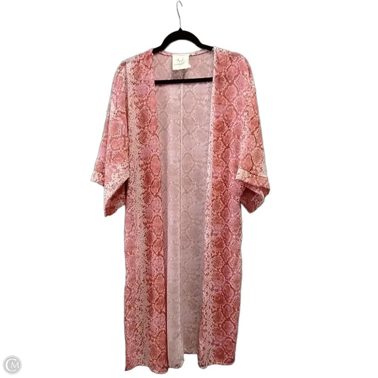 Kimono By Fantastic Fawn In Snakeskin Print, Size: S