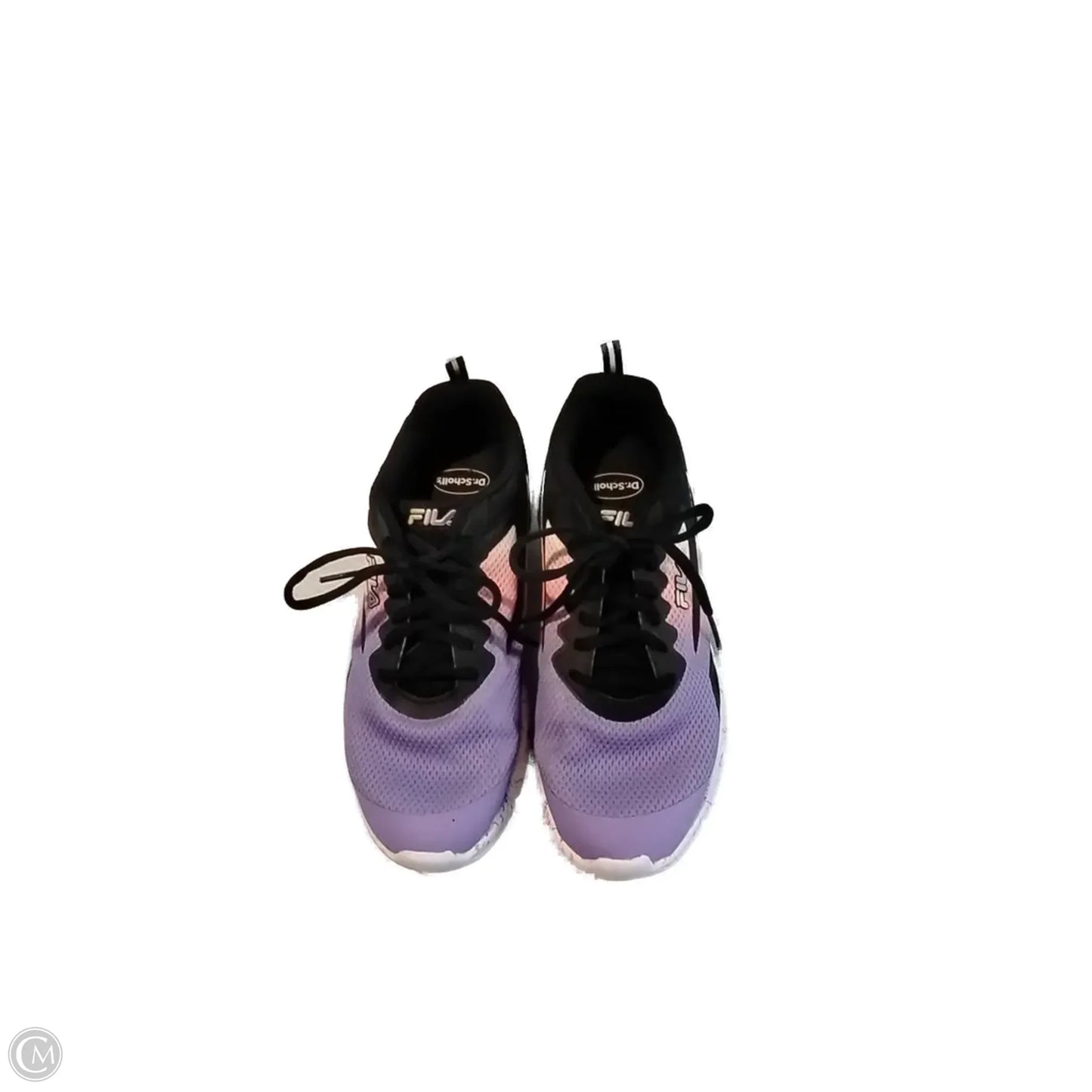 Shoes Athletic By Fila In Black & Purple, Size: 7