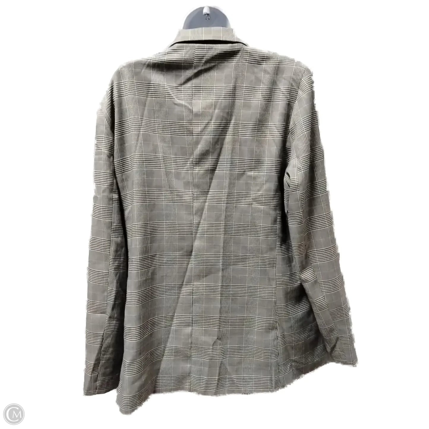 Blazer By Chicsoul In Checkered Pattern, Size: 3x