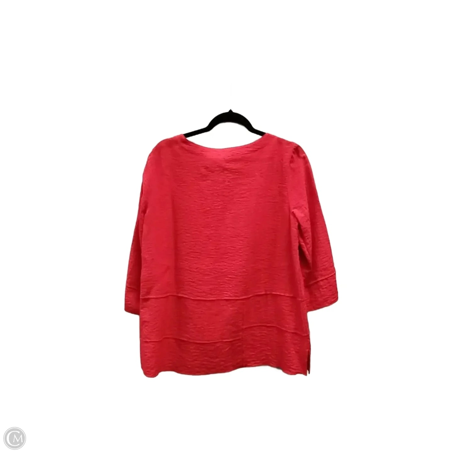 Blouse Long Sleeve By Multiples In Red, Size: S