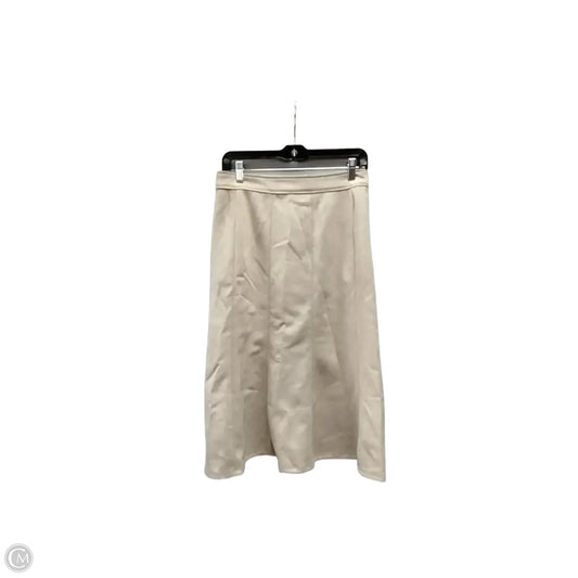Skirt Midi By Elie Tahari In Beige, Size: 4