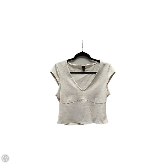Top Sleeveless Basic By Wild Fable In Beige, Size: L
