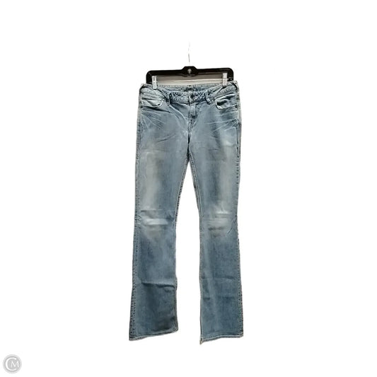 Jeans Boyfriend By Silver In Blue Denim, Size: 10