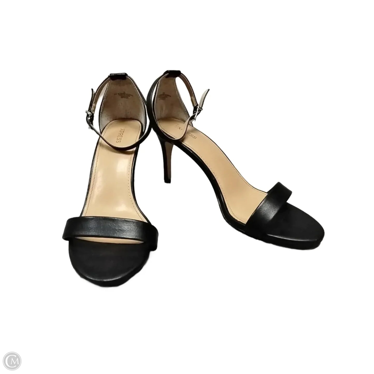 Shoes Heels Stiletto By Express In Black & Cream, Size: 10