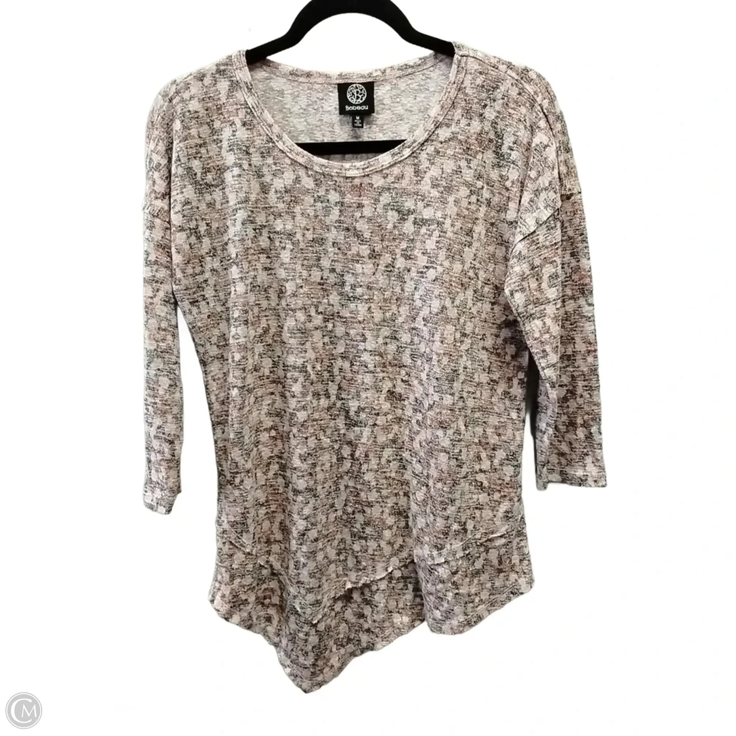 Top Long Sleeve By Bobeau In Red, Size: M