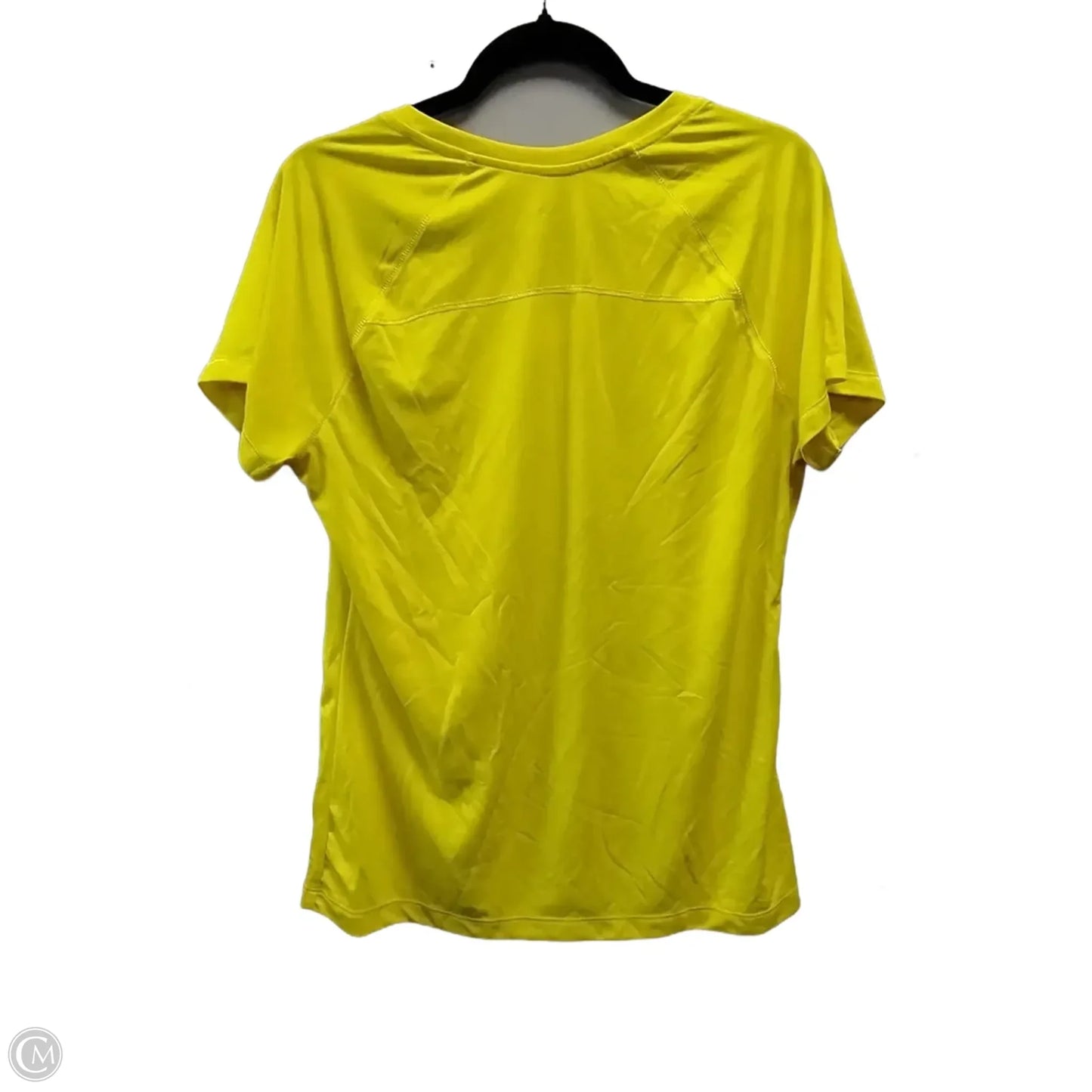 Athletic Top Short Sleeve By Danskin Now In Yellow, Size: Xl