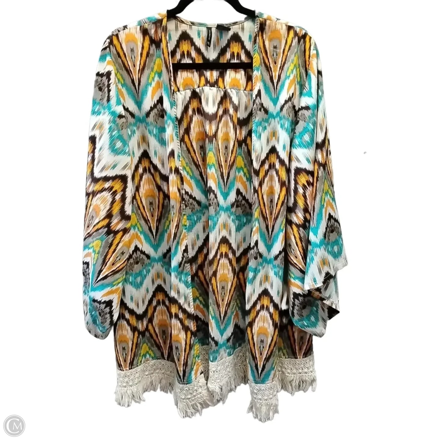 Shawl By New Directions In Orange & White, Size: Xl