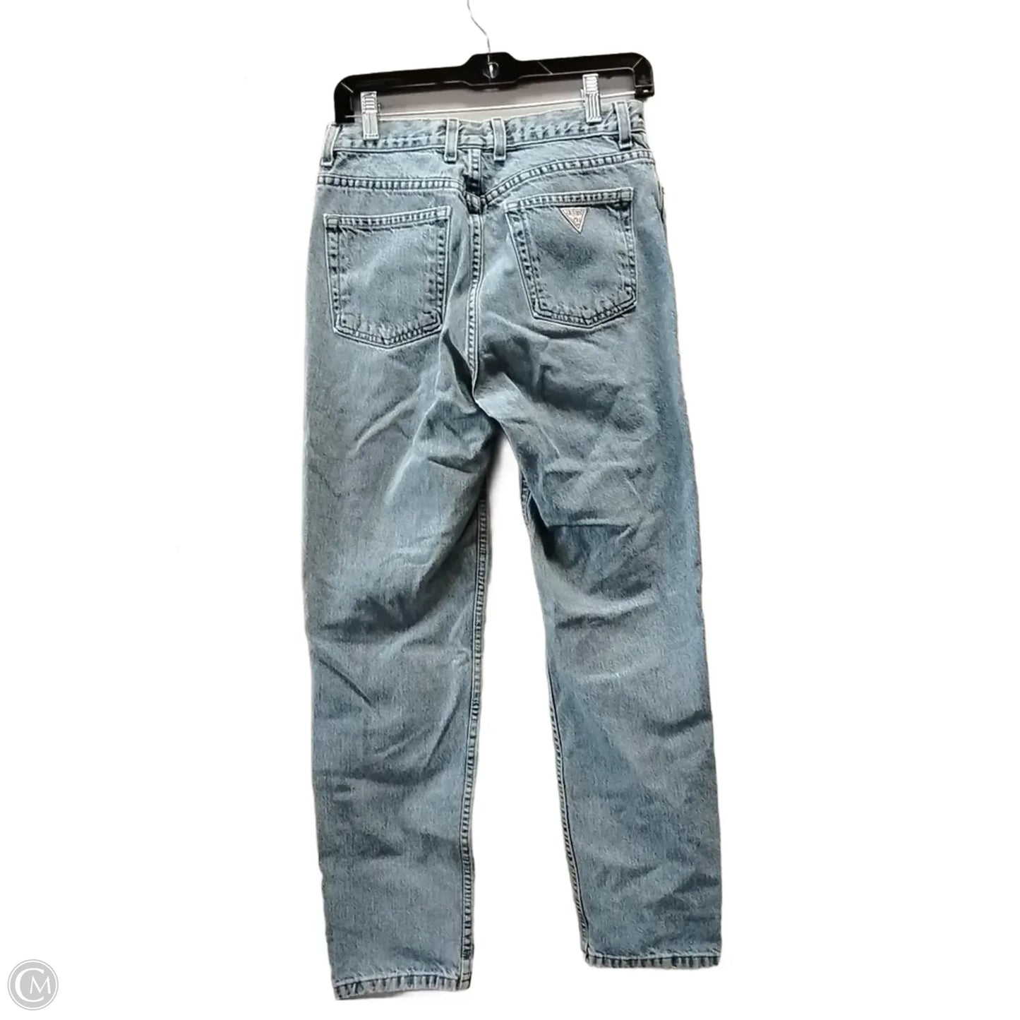 Jeans Boot Cut By Guess In Blue Denim, Size: 12