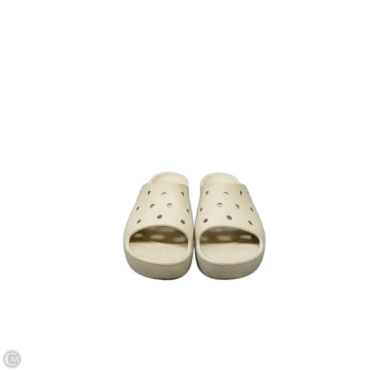 Sandals Sport By Crocs In Cream, Size: 10