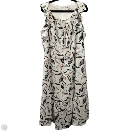 Dress Casual Maxi By Liz Claiborne In Floral Print, Size: 18