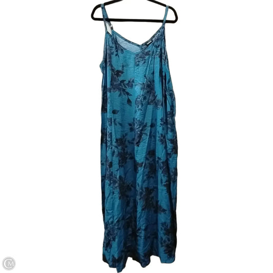 Dress Casual Maxi By Torrid In Teal, Size: 20