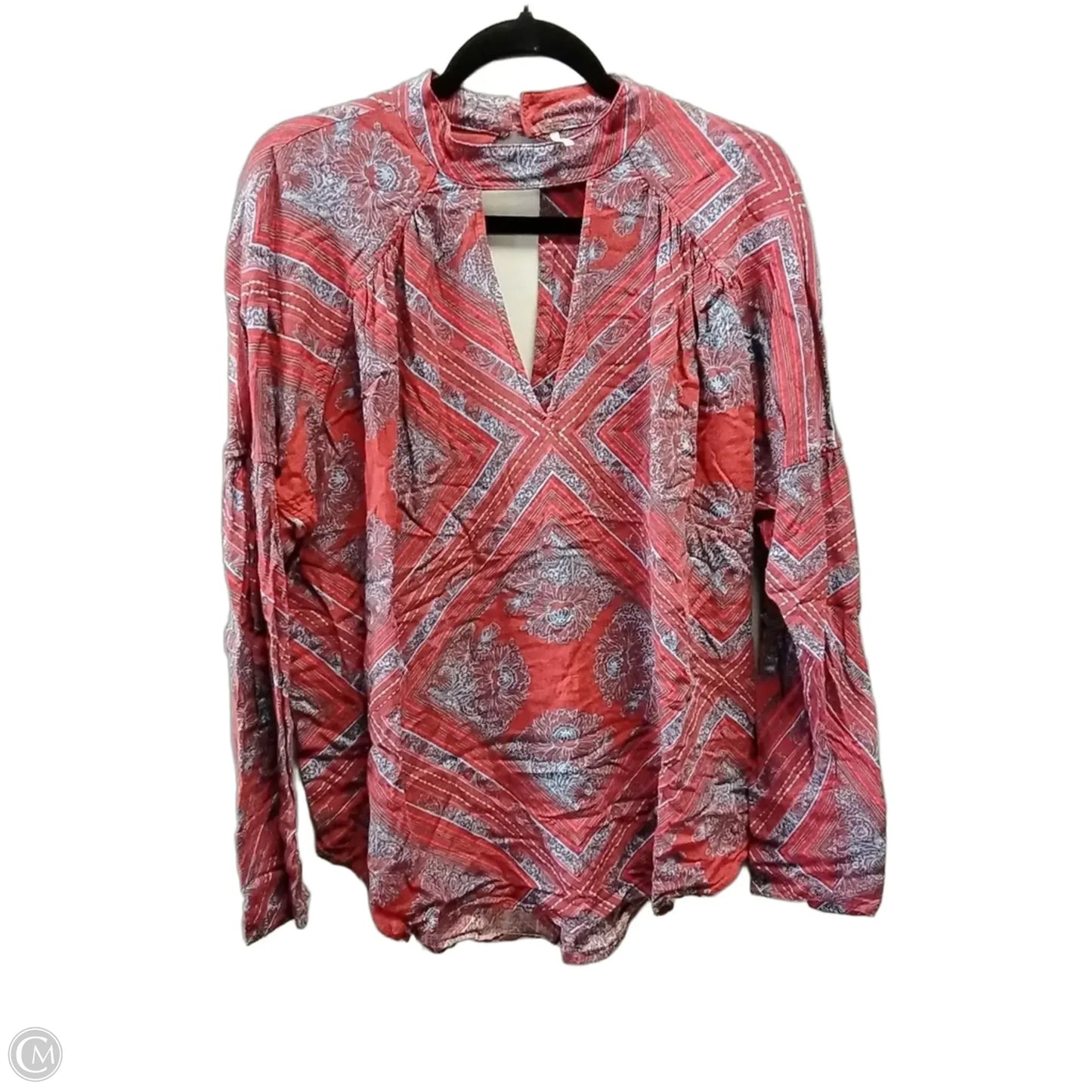 Top Long Sleeve By We The Free In Red, Size: M