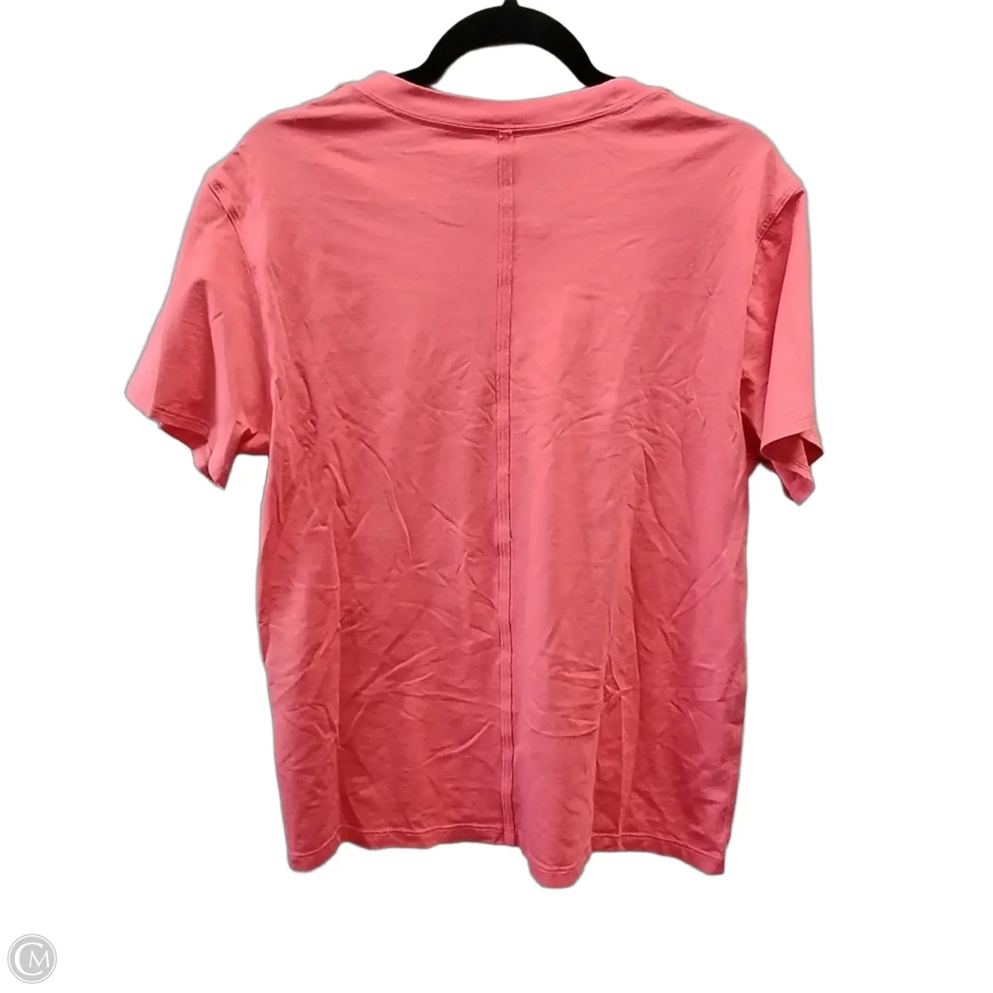 Athletic Top Short Sleeve By Lululemon In Pink, Size: 8