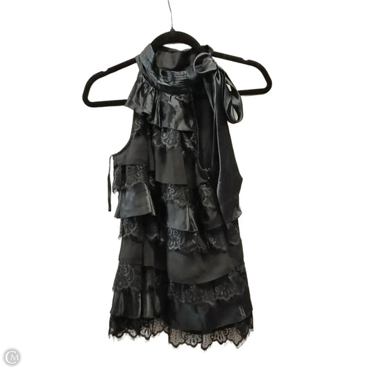 Blouse Sleeveless By White House Black Market In Black, Size: Xs