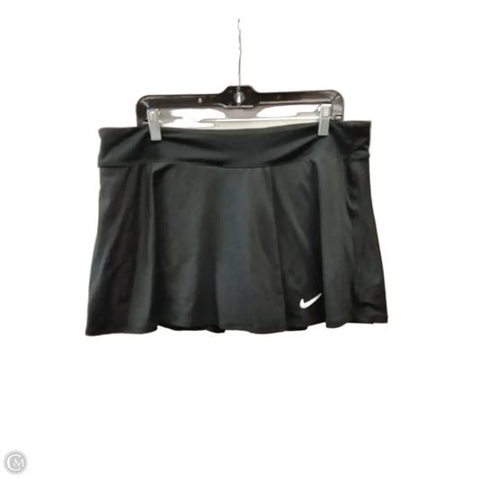 Athletic Skort By Nike Apparel In Black, Size: Xxl