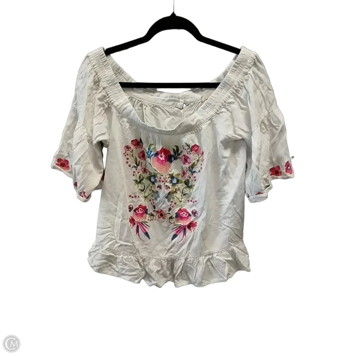 Top Short Sleeve By Altard State In White, Size: M