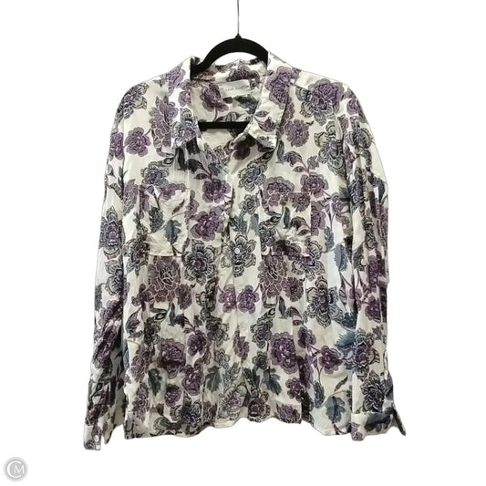 Top Long Sleeve By Dear John In Floral Print, Size: M