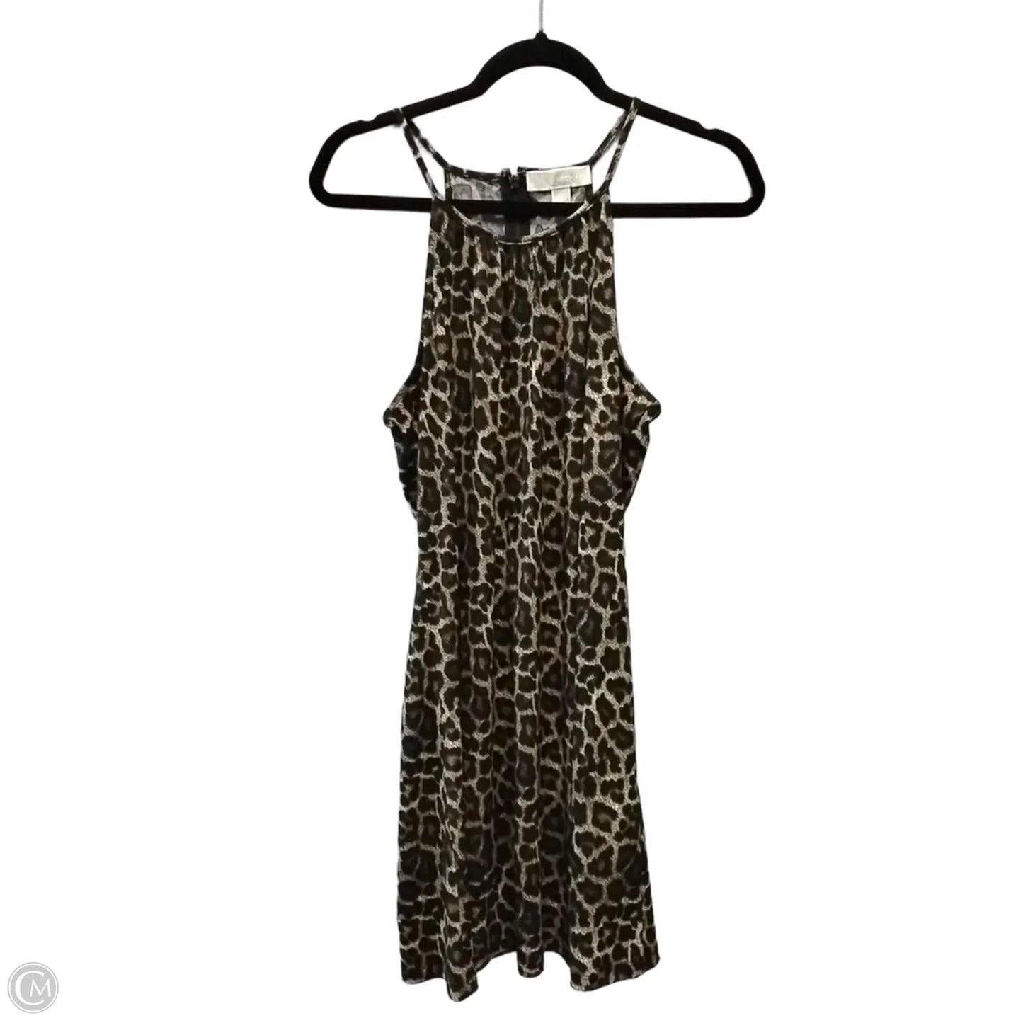 Blouse Sleeveless By Michael By Michael Kors In Leopard Print, Size: L