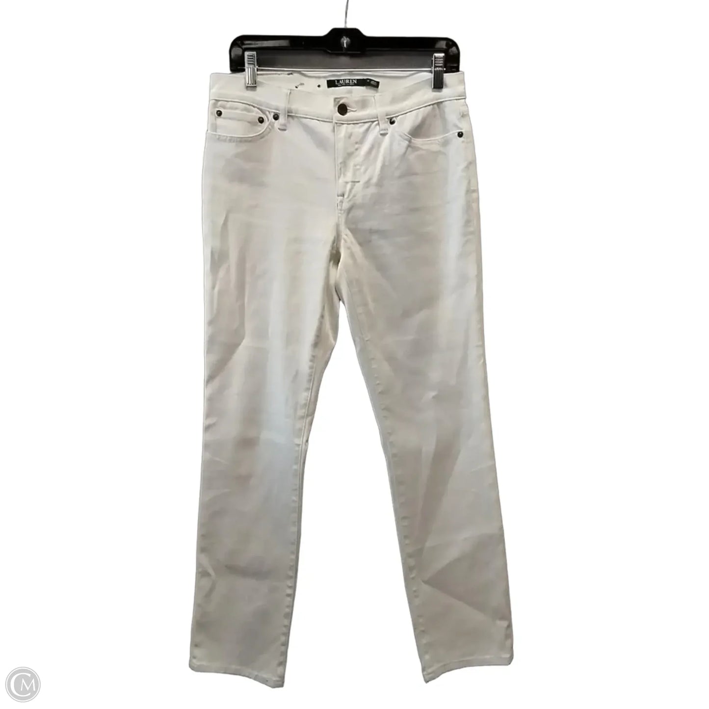 Jeans Boot Cut By Lauren By Ralph Lauren In White, Size: 6