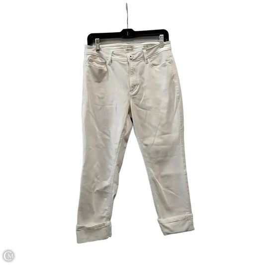 Jeans Cropped By J. Jill In White, Size: 6