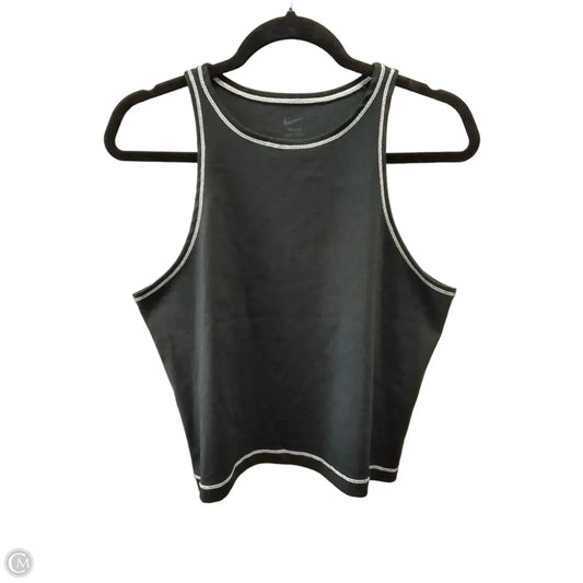 Athletic Tank Top By Nike Apparel In Black, Size: Xl
