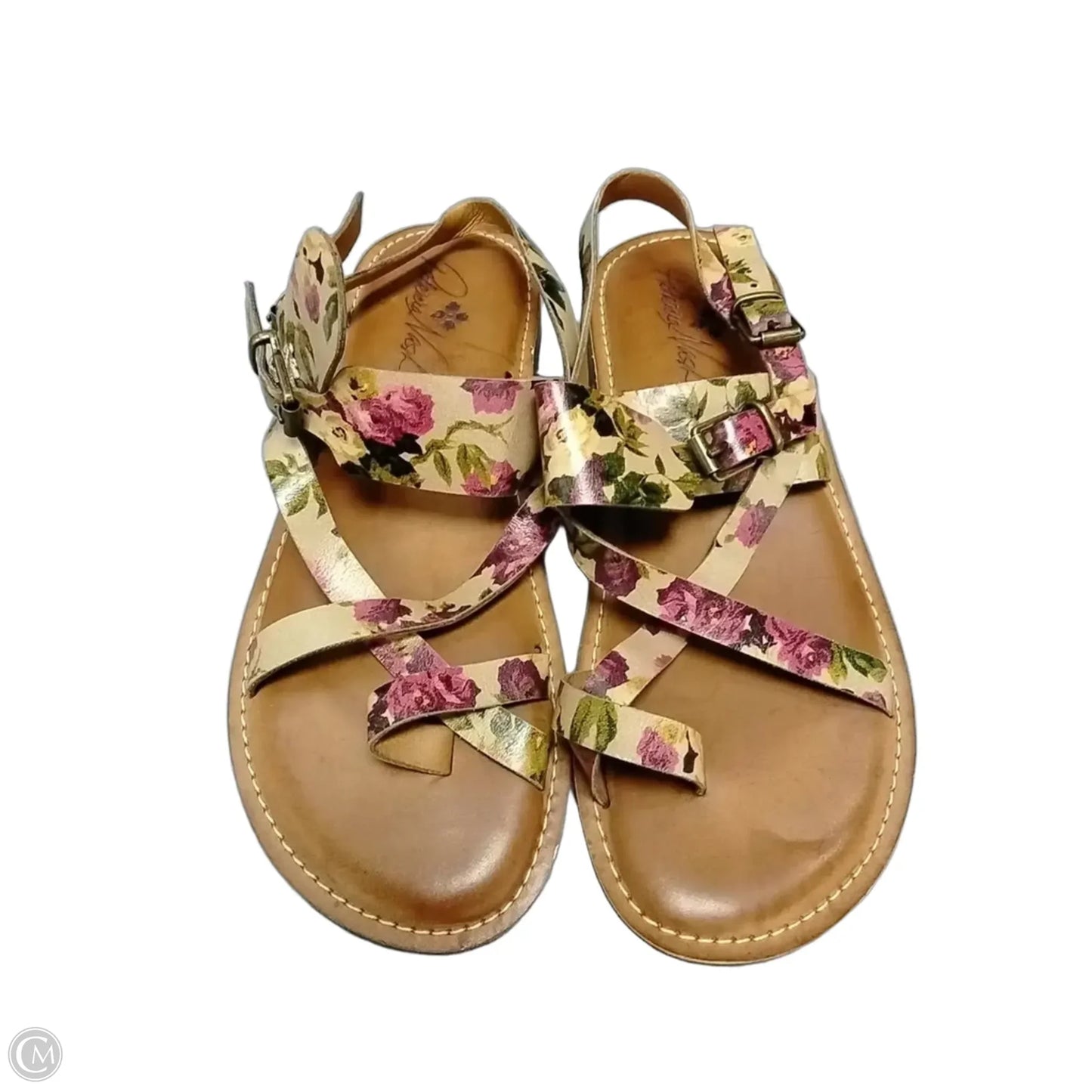 Sandals Designer By Patricia Nash In Floral Print, Size: 8.5