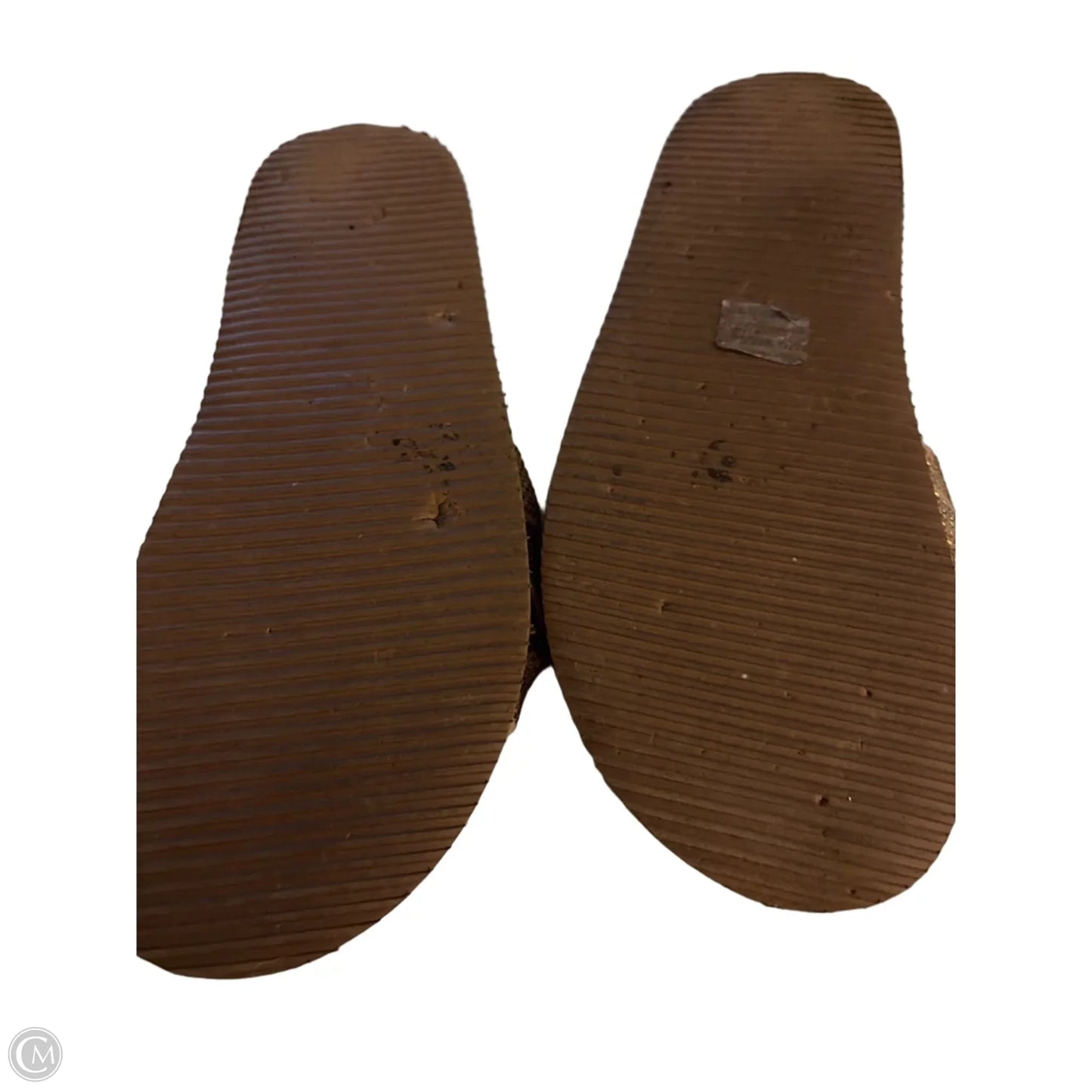 Sandals Flip Flops By Vince Camuto In Gold, Size: 7.5