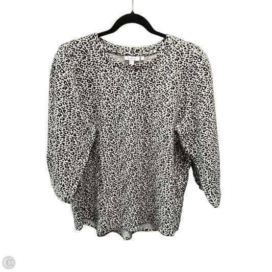 Top Long Sleeve By Chicos In Animal Print, Size: Xl