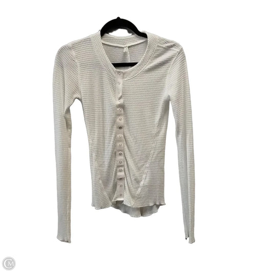 Top Long Sleeve Basic By Free People In White, Size: M