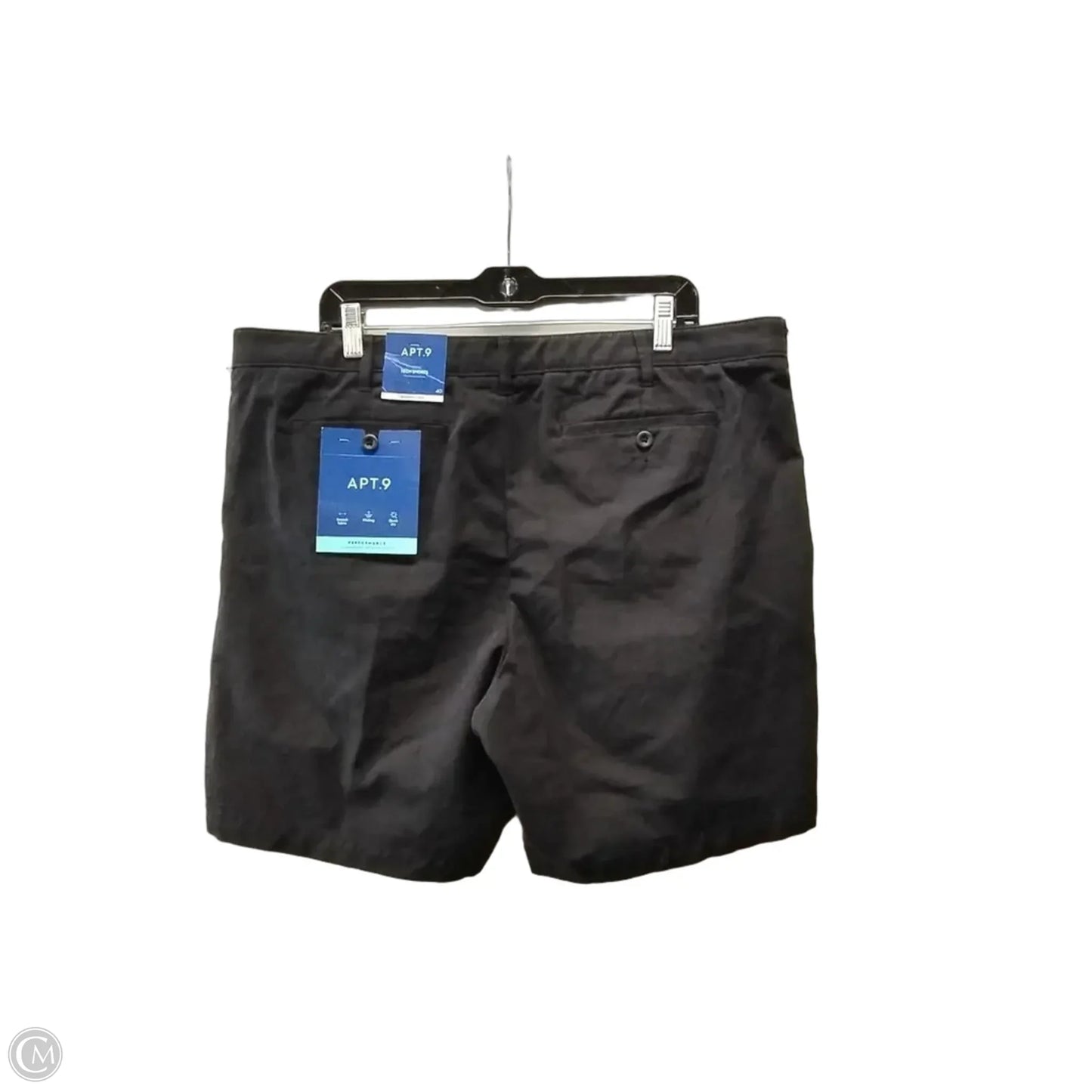 Shorts By Apt 9 In Black, Size: 3x