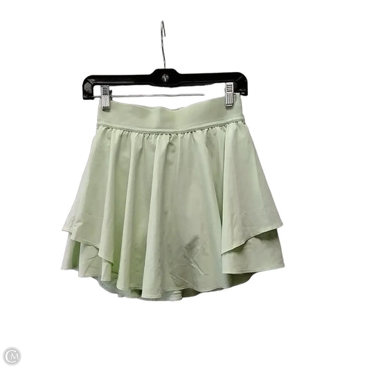 Athletic Skort By Lululemon In Green, Size: S