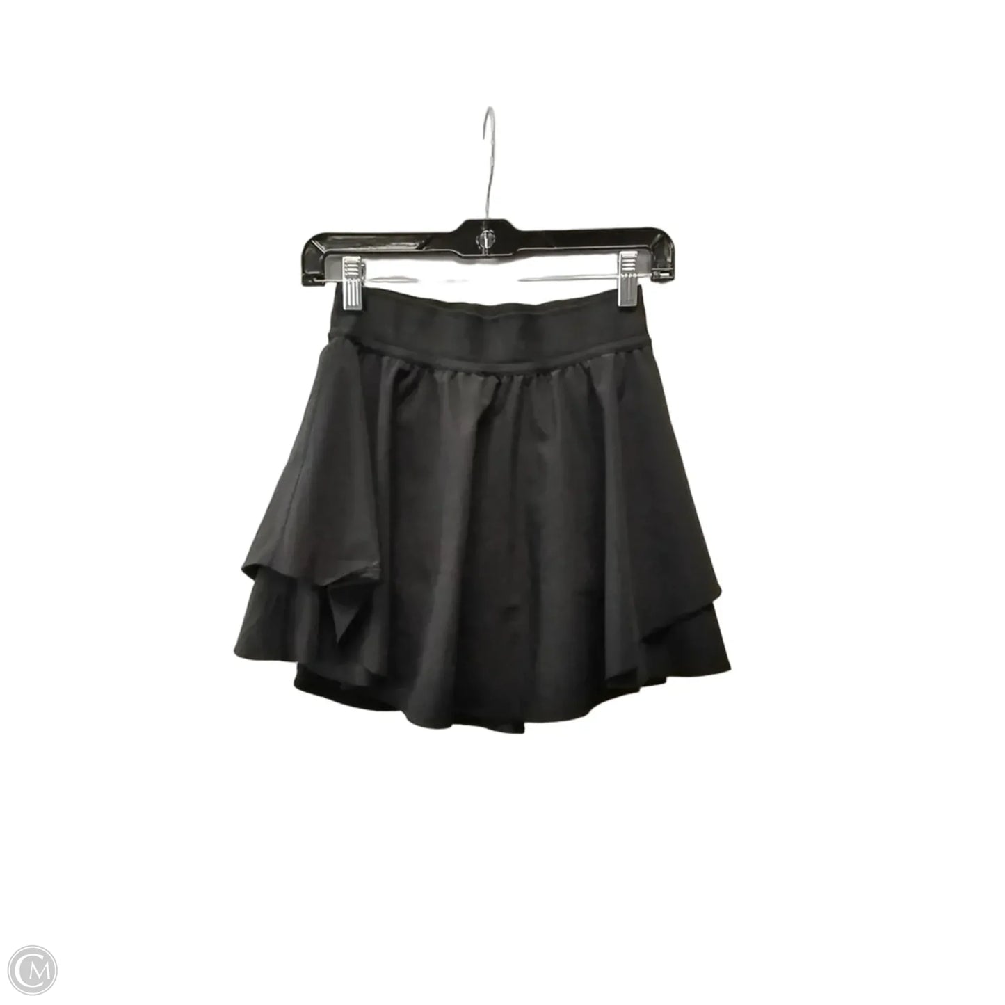 Athletic Skort By Lululemon In Black, Size: S
