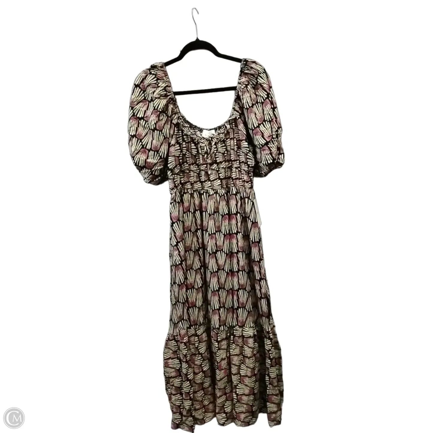 Dress Casual Maxi By Bohme In Purple & Yellow, Size: 14