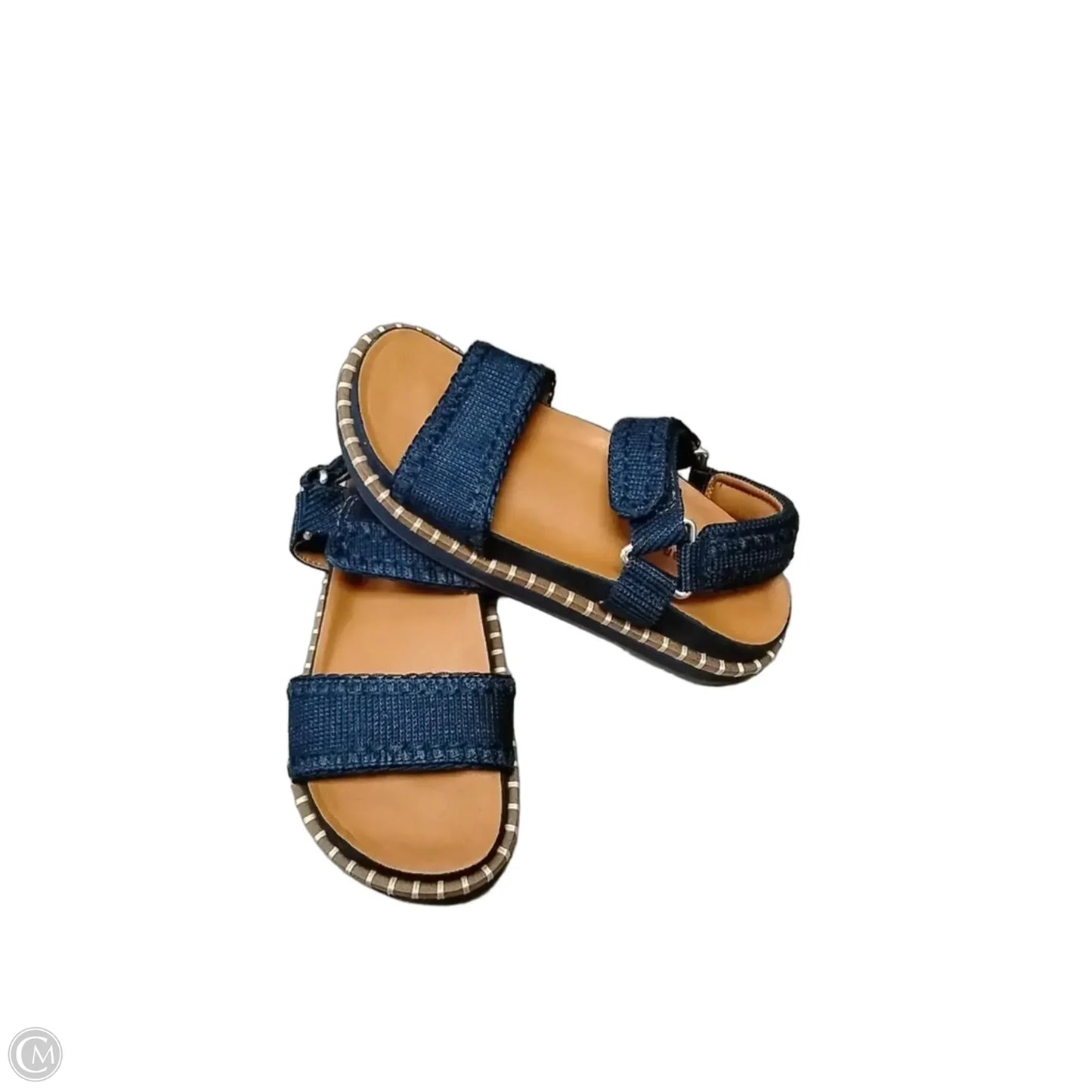 Sandals Sport By Lucky Brand In Blue & Tan, Size: 5.5