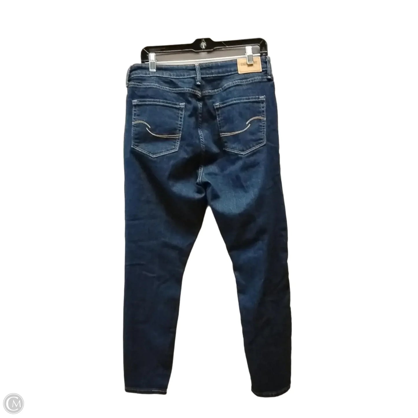 Jeans Skinny By Levis Signature In Blue Denim, Size: 14